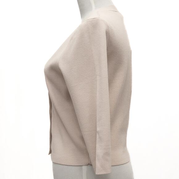 Revolve One Grey Oatmeal Day Mohair Blend Button Up Cardigan Size Small - Picture 2 of 11